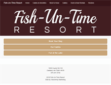 Tablet Screenshot of fishuntime.com